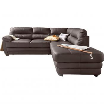 COTTA Royale L-Form Polstergarnitur, Set aus Ecksofa & Hocker