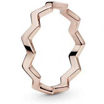 Anillo Pandora Zigzag Mujer Chapado en Oro