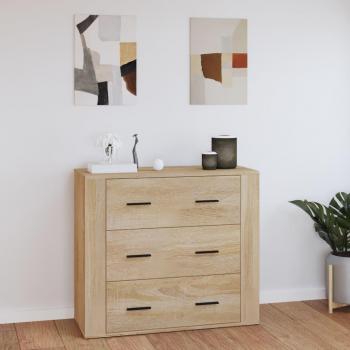 Sonoma Roble 80x33x70 cm madera multicapa