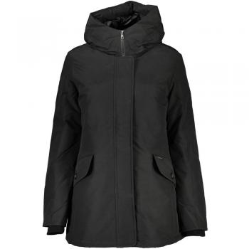 Woolrich Women's Black Cotton Zip Jacket