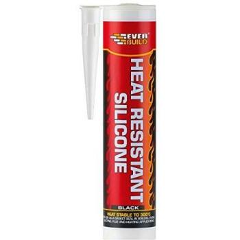 Sika Heat Resistant Silicone Sealant, Black, 310 ml