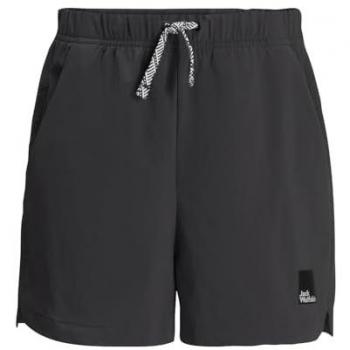 Pantaloncini di tessuto Jack Wolfskin Nero Regular Fit – Teen 1609871
