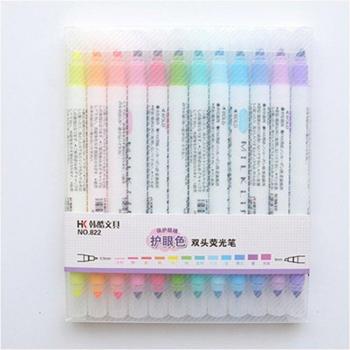 Fluorescent Double-Ended Highlighter Pens