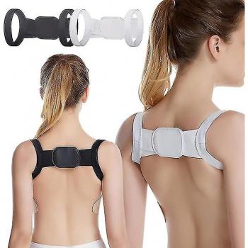 Correcteur de posture Fongwan pour enfants et adultes noir-blanc
