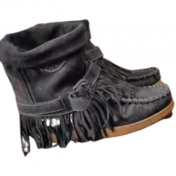 Bottes antidérapantes en daim noir, édition Gland 38