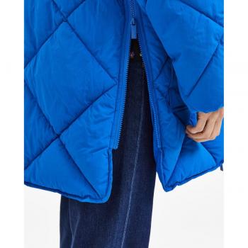 SELECTED FEMME Wattierte Jacke ohne Kapuze SLFHEIDI 4356 in Blau