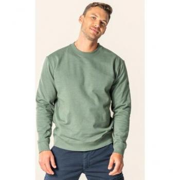 Herren‑Sweatshirt SALVO von Living Crafts – bio‑grün, Oversized