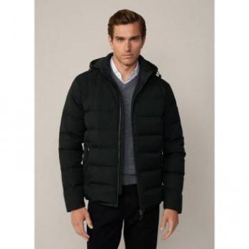 Puffer Híbrido Verde Oscuro XL para Hombre de Hackett London
