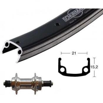 Winora Schurmann Sport Qr 6‑7s 26” Rear Wheel – Black/S