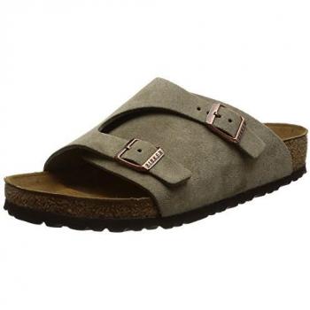 Birkenstock Zurich Narrow Taupe Mules for Men – Size 11