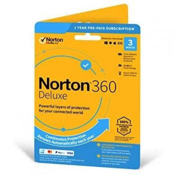 Norton 360 Deluxe Antivirus Software for PC/Mac/iOS/Android