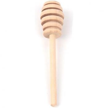 6pcs Wooden Honey Stir Bars, Long Handle, 16cm/10.5cm/8cm
