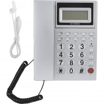 Desktop Landline Telephone – Dual‑Caller ID, Large Button Design