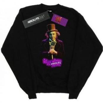 Sudadera Dark de Chica Inspirada en Willy Wonka