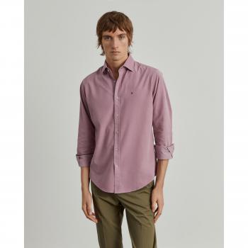 Camisa de hombre en pana rosa