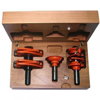 Juego de fresas CMT 800.527.11 para puertas S=12.7mm
