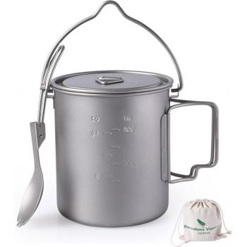 Titan Picknick Tasse 750ml mit Klappgriff