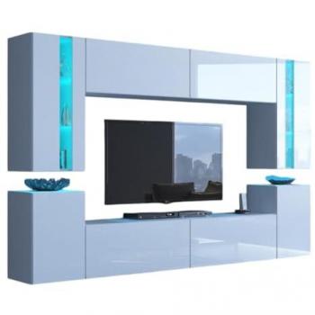 Collection CEPTO XXIV : Mobilier Blanc Suspendu 256cm