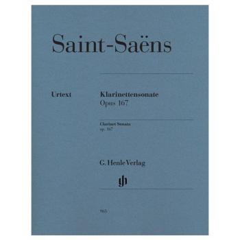 SAINT SAENS-Sonata Op.167 para Clarinete Sib y Piano (Urtext)