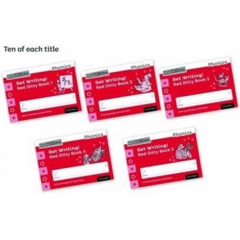 Red write inc.get writing! red ditty 1-5 pack