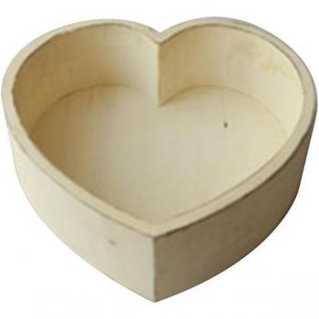 Wooden Heart Photo Prop for Newborns