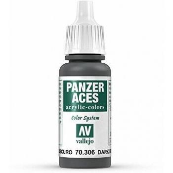 Vallejo 17 ml Dark Rubber Panzer Aces Paint