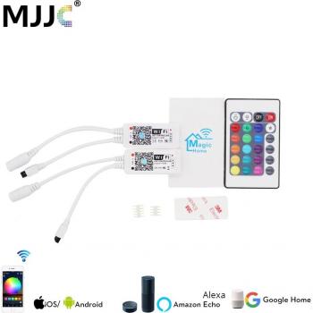 Contrôleur RGBW LED WIFI Bluetooth DC5-24V avec télécommande pour Google Home