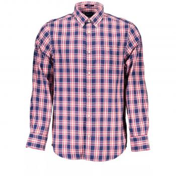 Gant Casual Shirts Multicolor Male Size S Long Sleeve Button Down Shirt Blue