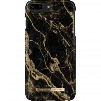 Fashion Case für iPhone 6/6s/7/8 Plus Gold Smoke Marble