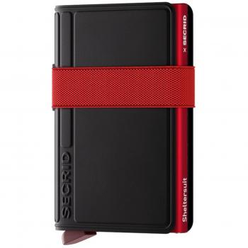 ShelterSuit BandWallet Secrid noir rouge TPU résistant aux griffes