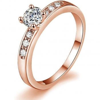 Cubic Zirconia Double Fair Rings for Women