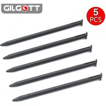 3DS Screen Stylus Bundle – 5 Black Plastic Pens