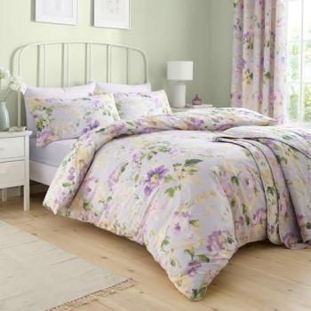 EasyCare Floral Lilac Duvet Collection