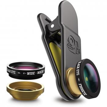 FlexLens 3‑Pack: Universal Fisheye, Wide & Macro for Mobile