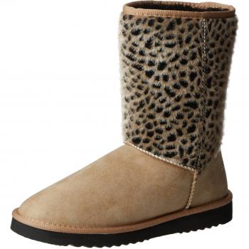 ESPRIT Uma Leo Boot, Stivaletti a gamba media, imbottitura pesante, senza chiusura, colore Marrone