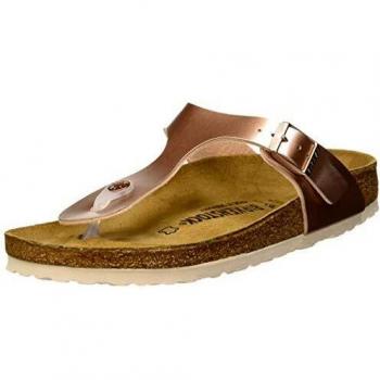 Birkenstock Gizeh Infradito Donna, 41 Electric Metallic Copper