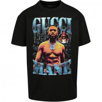 Mister Tee Maglietta A Maniche Corte Gucci Mane Drip Black