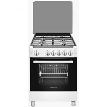 Cocina de gas EFG660W con horno de 63 litros