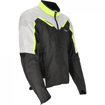 Acerbis X-Mat Veste textile de moto Gris Jaune Taille L
