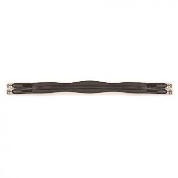 Black 52 Shires Elastic Leather Belt