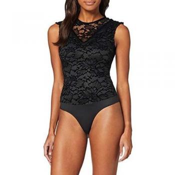 Guess Roxana Body Monopezzo, Nero, X-Small Donna
