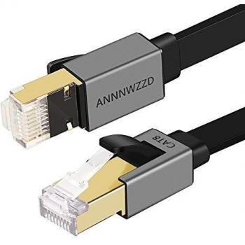 Câble Ethernet CAT8 Plat 40Gbps 2000Mhz RJ45