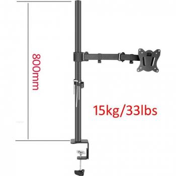 Flexibler Monitorständer mit Klemmbasis