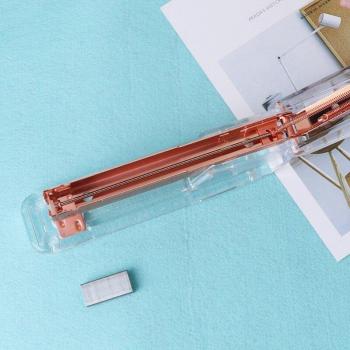 Acrylic Metal Rose Gold Stapler for 24/6 and 26/6 Staples