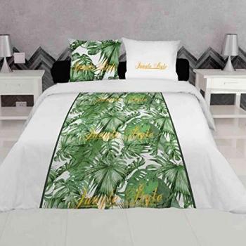 Parure de couette Noumea, 240 x 220, Vert et blanc
