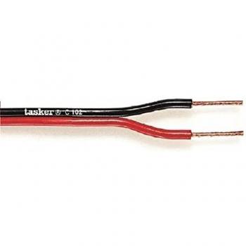 Câble de Haut-Parleur 100m 2x1mm² OFC Noir et Rouge