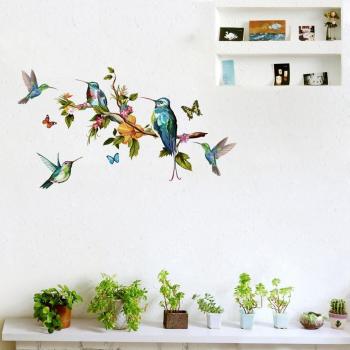 Feuilles de Vents – Étiquette Murale à Retirer