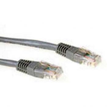 Cat6 u/utp grey 1.00m (CAT6, 1 m), Netzwerkkabel