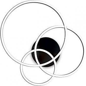 Netlighting Frame LED Decorative Ceiling Light in Black Finish, 3000K