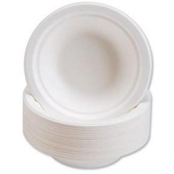 Super Rigid 7 Inch 12oz Biodegradable Bowls (Pack of 50) 3866